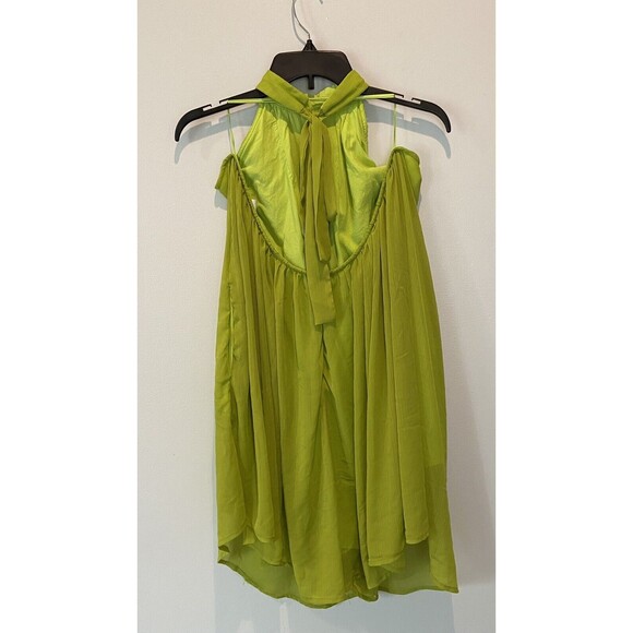 Fashion Nova Women's Lime Summer Coast Romper Halter Size 1XL - Picture 4 of 12
